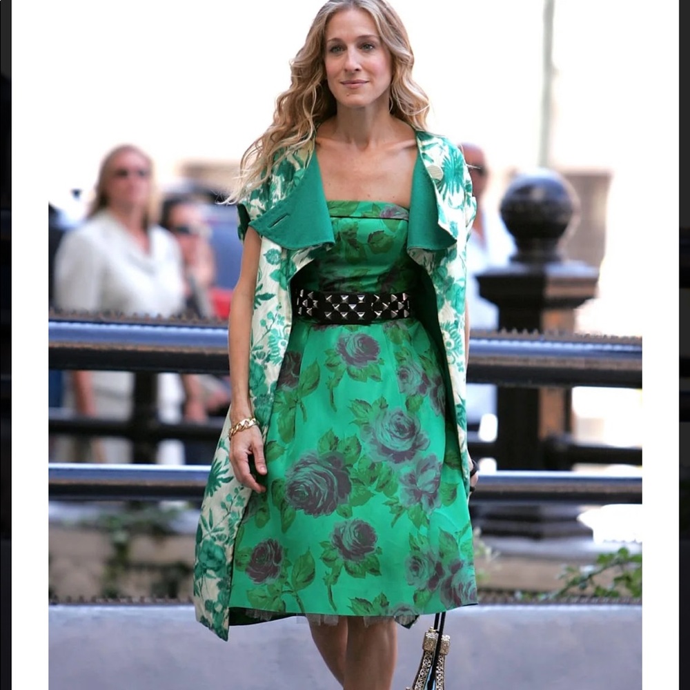 Betsey Johnson floral cocktail dress